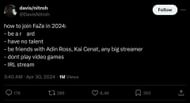 X user @DavisNitroh's tweet (Image via X)